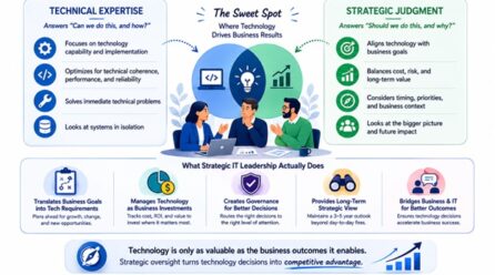 Why Technology Decisions Need Strategic Oversight, Not Just Technical Expertise