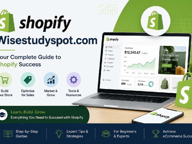 Shopify Wisestudyspot.com: Complete Guide to Building a Successful Shopify Store